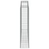 vidaXL Oblúkový gabionový kôš 5 ks 300x50x220/240cm pozinkované železo
