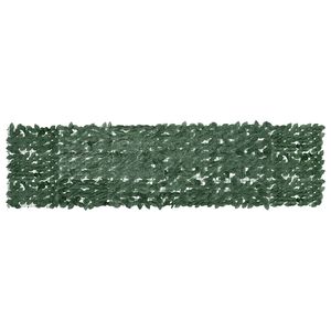 vidaXL Balk&oacute;nov&aacute; mark&iacute;za s tmavozelen&yacute;mi listami 300x75 cm