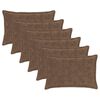 vidaXL Poťah na podložku 6 ks HOUTEN Svetlohned&aacute; 40 x 60 cm
