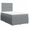 vidaXL Boxspring posteľ s matracom bledosiv&aacute; 120x200 cm l&aacute;tka