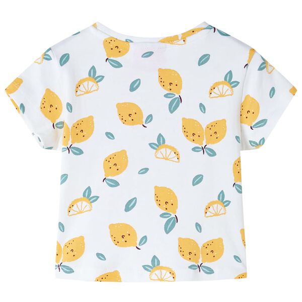 Detské tričko so zaväzovacím lemom farba ľanu 140