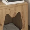 vidaXL Mačka Dom Remeseln&iacute;cky dub 42,5 x 40 x 53,5 cm Kompozitn&eacute; drevo