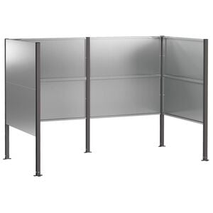 vidaXL Z&aacute;brana na kontajner na odpad 167 x 85 x 113 cm