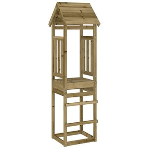 vidaXL Hracia veža 52,5x46,5x206,5 cm impregnovan&eacute; drevo borovica