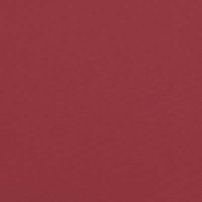 vidaXL Podložka na kreslo na terasu, vínovo červená (75+105)x50x3 cm