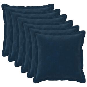 vidaXL Poťah na podložku 6 ks HOUTEN Modr&aacute; 30 x 30 cm