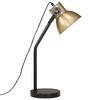 vidaXL Stolová lampa 25 W starožitná mosadzná 17x17x60 cm E27