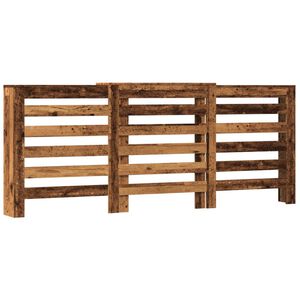 vidaXL Kryt na radi&aacute;tor star&eacute; drevo 205x21,5x83,5 cm kompozitn&eacute; drevo