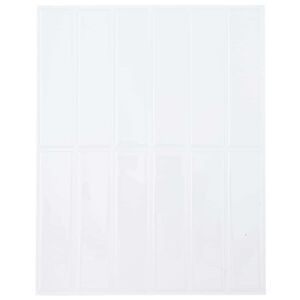 vidaXL Obdĺžnikov&aacute; dlažba 20 pcs Biela 29 x 23 x 0,08 cm