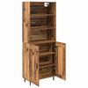 vidaXL Highboard Star&eacute; drevo 69,5 x 34 x 180 cm