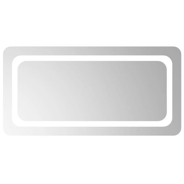 vidaXL LED k&uacute;peľňov&eacute; zrkadlo 80x40 cm