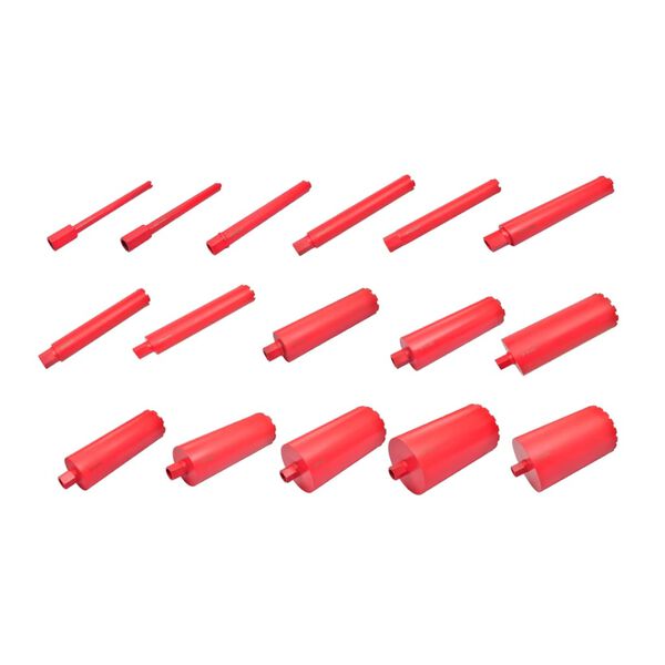 Vrtáky s diamantovým jadrom, sada vrtákov