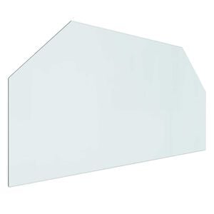 vidaXL Sklenen&aacute; doska krbu Priehľadn&aacute; 100 x 50 cm Sklo