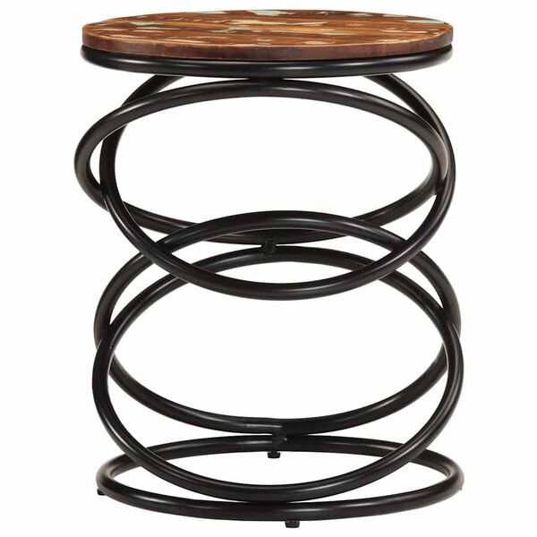 vidaXL Koncový stolík 40x40x52 cm masívne recyklované drevo