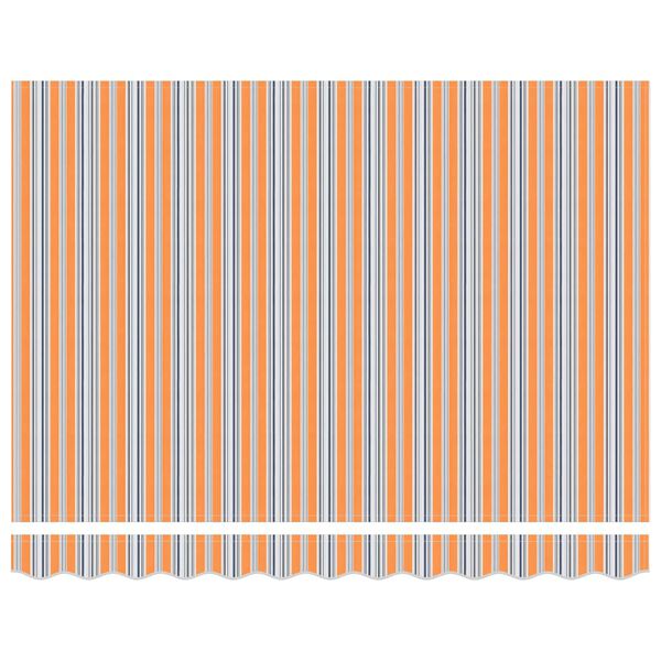 vidaXL Zatemniteľná markíza Modrá a Oranžová 300 x 250 cm