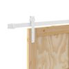 vidaXL Posuvn&eacute; dvere Hned&aacute; 86 x 211 cm Mas&iacute;vne borovicov&eacute; drevo