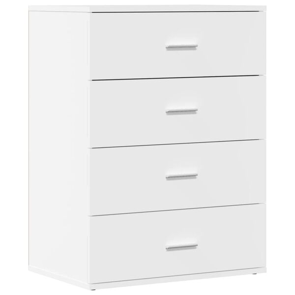 vidaXL Komody 2 ks, biele 60x39x80 cm, kompozitné drevo