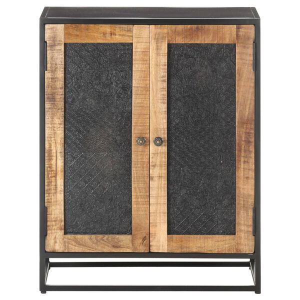 vidaXL Komoda 60x35x75 cm surové mangovníkové drevo