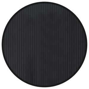 vidaXL Koberec obdĺžnikov&yacute; čierny 60 cm bambus