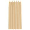 vidaXL Voálové závesy so slučkami 2 ks Piesok 140x225 cm