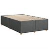 vidaXL Boxspring posteľ s matracom, tmavosiv&aacute; 120x190 cm, l&aacute;tka