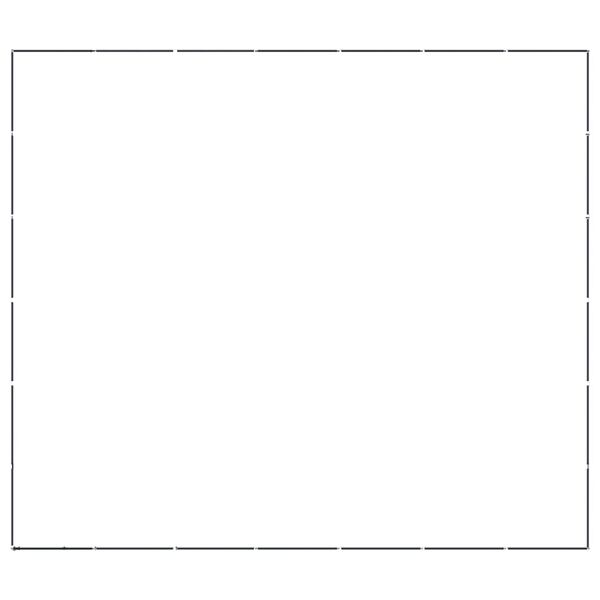 vidaXL Vonkajší koterec pre psov oceľový 38,71 m²