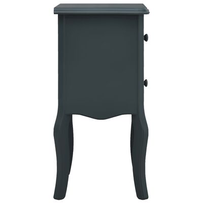 vidaXL Nočný stolík sivý 43x32x65 cm MDF