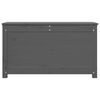 vidaXL Úložný box sivý 80x40x45,5 cm masívna borovica