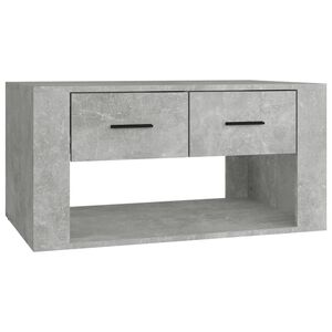 vidaXL Konferenčn&yacute; stol&iacute;k bet&oacute;nov&yacute; siv&yacute; 80x50x40 cm spracovan&eacute; drevo