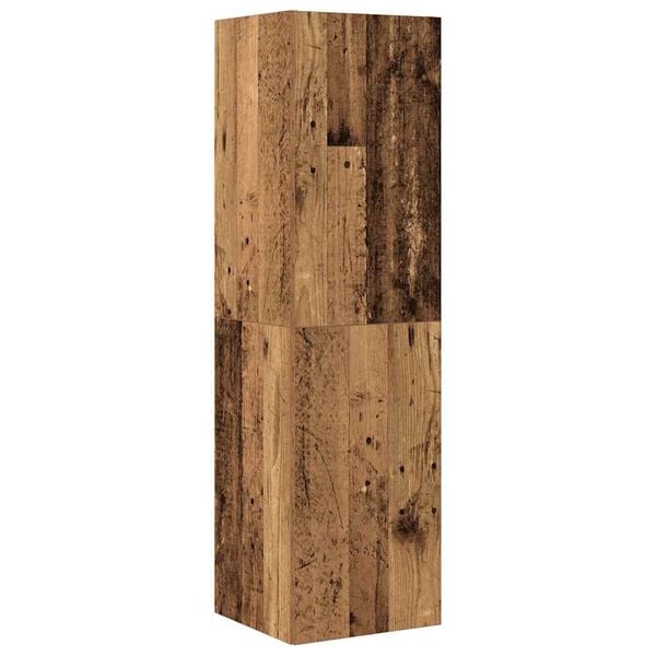 VidaXL 4-dielna súprava nástennej TV skrinky, kompozitné drevo