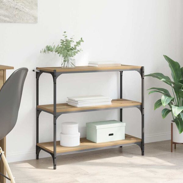 vidaXL Knižnica Remeseln&yacute; dub 80 x 33 x 70,5 cm