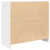 vidaXL Komoda biela 80x35x76 cm kompozitné drevo