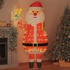 vidaXL Vianočn&yacute; Santa Claus s 200 LED-i Tepl&aacute; biela 100 x 180 cm l&aacute;tka