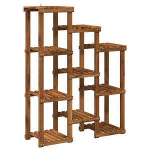 vidaXL Stojan na rastliny Pr&iacute;rodn&aacute; 85 x 30 x 114,5 cm