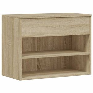 vidaXL Lavica na top&aacute;nky, dub sonoma 60x30x45 cm, kompozitn&eacute; drevo