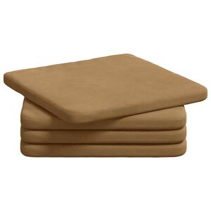 vidaXL Vank&uacute;&scaron;e na sedenie 4 ks Zamat Hned&aacute; 40 x 40 x 3 cm