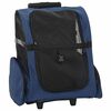 vidaXL Voz&iacute;k pre dom&aacute;ce zvierat&aacute; 3 v 1, dizajn, modr&yacute; 48x32x(57-106) cm, oxfordsk&aacute; l&aacute;tka