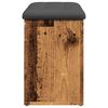 vidaXL Lavička na topánky Old Wood 82x32x45,5 cm Engineered Wood
