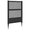 vidaXL Trellis s hrotom Antracitov&aacute; 99 x 6 x 165 cm PP