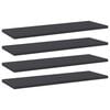 vidaXL Pr&iacute;davn&eacute; police 4 ks, siv&eacute; 60x20x1,5 cm, drevotrieska