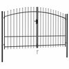 vidaXL Plotov&aacute; br&aacute;na Woerden s dvojit&yacute;mi dverami a hrotov&yacute;m vrchom 299,5x249,5 cm