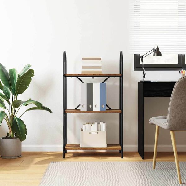 vidaXL Reg&aacute;l na knihy Star&eacute; drevo 60 x 30 x 109 cm Kompozitn&eacute; drevo