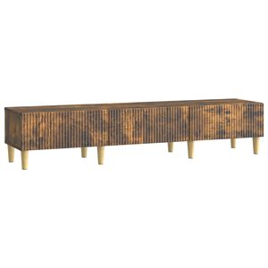 vidaXL TV skrinka Dymov&yacute; dub 147 x 34,5 x 30 cm Kompozitn&eacute; drevo