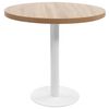 vidaXL Bistro stol&iacute;k bledohned&yacute; 80 cm MDF