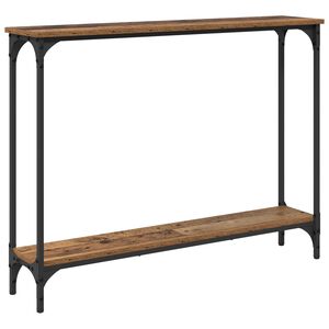 vidaXL Konzolov&yacute; st&ocirc;l Star&eacute; drevo 100 x 22,5 x 75 cm Kompozitn&eacute; drevo