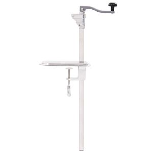 vidaXL Otv&aacute;rač na konzervy strieborn&yacute; 70 cm hlin&iacute;k a nehrdzavej&uacute;ca oceľ
