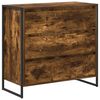 vidaXL Serv&iacute;rovacia skriňa Dymov&yacute; dub 79 x 36 x 75.5 cm