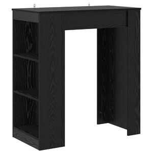vidaXL Barov&yacute; st&ocirc;l 95 x 47 x 103,5 cm Kompozitn&eacute; drevo Čierny dub
