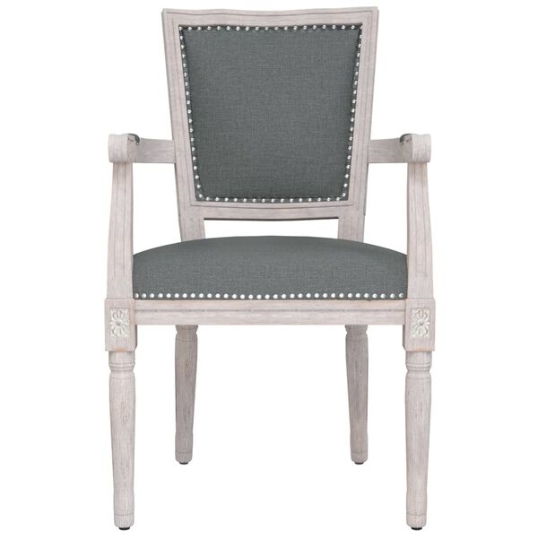 vidaXL Jed&aacute;lensk&aacute; stolička tmavosiv&aacute; l&aacute;tkov&aacute;