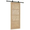 vidaXL Posuvn&eacute; dvere ORKDAL Pr&iacute;rodn&aacute; 83 x 202 cm Borovicov&yacute; mas&iacute;v